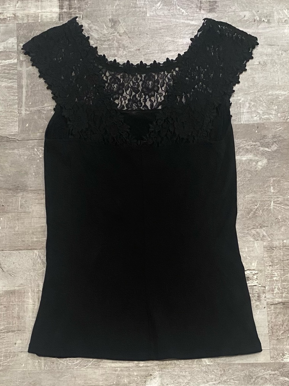 Express Black Lace Top Size Medium